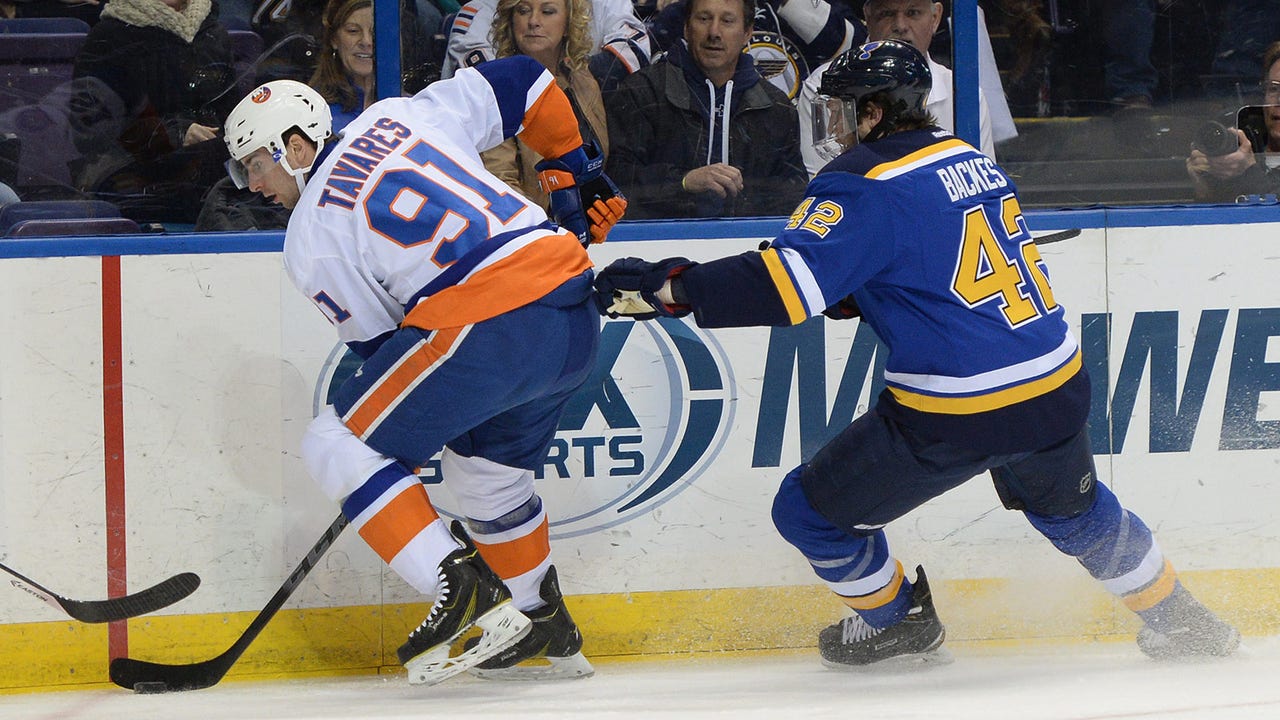 With Backes setting the example, Blues' top line is heating up